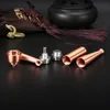 pipe Gift box with imitation copper washable filter dual-purpose dry tobacco pole bamboo section old-fashioned pipe pot accessories