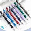 Touch Metal Capacitive Press Ballpoint Penna a mano a mano Touch Screen Ball Point Pens Home Office School Student Scrittura Supply BH7303 TQQ