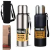 Large Capacity Thermos Bottle 500/750/1000/1500ml Stainless Steel Portable Thermal Water Bottle Outdoor Insulated Cup For Tea 220423