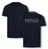 F1 T-shirt Team T-shirts Formel 1 Black Racing T Shirts Extreme Sports Fans Round Neck Quick Torking Jersey Kortärmad