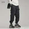 Japanische Streetwear Hohe Qualität Cargo Hosen Männer Kleidung MultiPocket Koreanischen Stil Lose Beiläufige Jogging Harajuku Jogger Männlich 220816