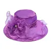 Visières 40% femmes casquette à large bord tissu fleur tempérament pliable strass boucle chapeau pour visières de mariage visièresvisières