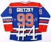 Q888 Jeugd Kids Vintage Hockey Jersey Lemieux Sidney Wayne Gretzky Alex Ovechkin Teemu Selanne Bobby Orr Jaromir Jagr Pavel Bure Gordie
