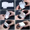 Gift Wrap 20/50PCS Folding Square Kraft Box Black White Brown Handmade Boxes For Jewelry Christmas Party Favors Small BusinessGift