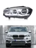 BMW X5 F15 LED HEADLIGHT 2013-19 X6 F16 DRL Turn Signal High Beam Front Lights Angel Eyelens