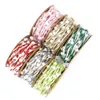 Hand-woven Decorative Beads Ribbon Webbing Gardening Flowers Gift Packaging Craft Tools Bead Chain with Wire 5 Meters x 6mm 1222711