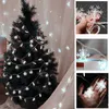 Stringhe Decorazioni natalizie per la casa 2023 Ghirlande Anno Fiocco di neve Festone Luci stringa di neve 10 / 20M Plug OperatedLED LED