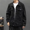 Denim Jacket Men Vintage Jean Coats Streetwear Fashion Jean Jacket Men Turn Down Collar Denim Outerwear Cotton Bomber Jacket 220816