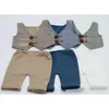 Clothing Sets Pants And Vest Set Accessories For Born Pography Props Costume Infant Baby Boy Little Gentleman OutfitClothing