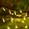 Strings Guairlande Lumineuse Cross Fairy Holiday Light String Święta Bożego Narodzenia Garland na rok Święto Dziękczynienia Outdoor LED LED