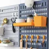 Hooks Rails Hole Board Wall Plank Room Decor Bureau Organisator Make -up Organisatoren Home Decoratie Accessoires Opslagrek Organisatie Hooks