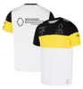 Polos pour hommes Nouveau T-shirt F1 Racing Fan Été Col rond Manches courtes Formule 1 Team T-shirt Hommes et femmes Plus Taille T-shirts imprimés Jersey Personnalisable L3c1