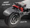 8000W Dual Motor 60V50AH Adults Electric Scooter bike 80-100 KM/H Max Speed 120-150 KM Mileage 13 Inch Road tires Two Wheel Foldable Electric Scooters USA stock CE/UL