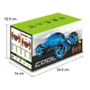 S10 Gesto Induzione Programmazione Stunt Car Drift Arrampicata Giocattolo per auto telecomandata con luci fredde JJRC Q110