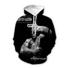 Herren Hoodies Sweatshirts Xinchenyuan Männer/Frauen Kevin Gates 3D-Druck Mode Kleidung Straße Hip Hop Casual Sweatshirt Z59Men's