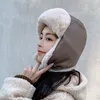 Berretti invernali freddi donne caldi auricolari caldi cappelli di pelliccia cappelli tappi protezione orecchio esterni equitazione sci pilota bombardiere