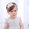 Haaraccessoires schattig meisje baby hoofdtooi kinderbloem witte kanten hoofdband kinderen goud boog paardenstaart rubberen bandhair