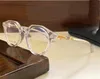 新しい光学メガネマフィンデザインアイウェアラウンドフレームビンテージシンプルスタイルクリアレンズ透明眼鏡
