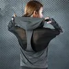 Yoga Top Jacket Hooded Long Sleeve Dames Sport T -shirt Fitness Gym Kleding Women Sport Hoodie Sweatshirt Sportswear Tracksuit T200401