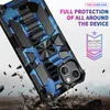 iPhone 13 Pro Max 14 12 11 XR XS X 8 7 Plus 6S CAMO STAND ARMOR PHONE COVERS 용 Shockproof 하이브리드 내장 킥 스탠드 케이스