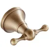 Ensemble d'accessoires de bain Bronze antique Laiton Base ronde Anneau de serviette Ceremic Cup Porte-savon Ensembles de quincaillerie de salle de bain Montage mural ProductBath