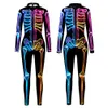 Seksowne kostiumy Halloween festiwal horror szkielet spęzowane suknie imprezowe sukienka cosplay cosplay kobiety new3515978