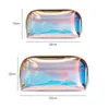 Waterproof Holographic Makeup Bags Organizer Large Capacity Cosmetic Bag Pouch Clear Portable Pencil Case Travel Handbag for Women