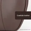 1 pièces de luxe en cuir voiture cou oreiller mémoire appui-tête coussin lombaire prend en charge pour Audi A4 A6 Q5 Q7 protection de la colonne cervicale accessoires Auto