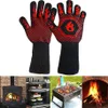 1pc 500/800 Degree Oven Mitts Handschoenen BBQ Silicon Handschoenen Hoge Temperatuur Anti-Scanding Isolatie Barbecue Magnetron Koken