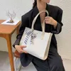 Borsa in tela Borsa da donna nuova moda portatile tote per il tempo libero grande capacità una spalla ascella