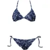 Tessili per la casa Bikini sexy con ricamo Lettera di marca Costumi da bagno di lusso Costumi da bagno da donna di design senza spalline Costume da bagno classico con lettere L Design