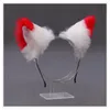 Masques de fête Mignon Chat Fausse Fourrure Oreille Cheveux Cerceaux Cosplay Bandeau Bandeaux Filles Accessoires De Mode Oreilles D'animaux BandParty MasksParty