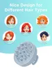 ヘアシャンプーブラシHeeta頭皮のケアヘアブラシとソフトシリコン頭皮マッサージャーカスタマイズ可能な印刷ロゴ3665534