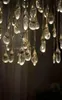 Подвесные лампы баклажаны хрустальные люстра магазина декорирование метеористого душевого комплекса здание вилла торгового центра Свадебная эль -эль