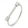 2023 Top Stainless Steel Gold Plated Bangle D-shaped Horseshoe Buckle Bracelet For Women And Man Jewelry