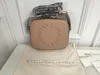 디자이너 핸드백 Stella Mccartney 여성 패션 카메라 가방 스트랩 어깨 가방 고품질 PVC 가죽 핸드백