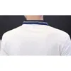 男性ポロシャツ半袖サマーラペルスリム薄型コットンオスポロシャツ10代の男の子トップス韓国風P10 220402