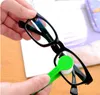 미니 플라스틱 선글라스 청소 브러시 ​​휴대용 마이크로 화이버 브러시 안경 유리 양면 깨끗한 도구 5 색상