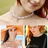 Shell ketting set voor vrouwen parel choker zeeschelble strand boho verstelbare sieraden