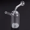 Hookahs glasolja brännare bong dab rigg bongs vatten bubbler rör rökning tillbehör bärbar klar integrerad mini percolater pipes liten söt klar vattenpipa shisha