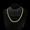 Chokers Necklaces Pendants Jewelry Fashion Choker Cool Punk 8Mm Gold Filled Snake Link Chain Necklace For Man Wholesale Drop Delivery 2021