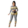 Women Tracksuits Fashion 2PCS Outfits Luxury Designer عالي الجودة للقطرات من الجودة.