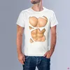 Kaus Poliester Cetak 3D Gaya Baru Musim Panas dengan Pola Lucu untuk Pria dan Wanita Otot Longgar Kasual Modis C 220613