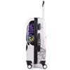 ''Valigia Su Ruote Trolley Da Viaggio Donna Trolley Trolley Double Face Farfalla Fashion Student Spinner Cabin J220708 J220708