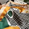 Designer printemps luxe imprimé foulard en soie femmes de haute qualité soies imitation châle mode crème solaire serviette de plage 2022 nouvelle tendance écharpe