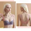 Seamless Bralette Womens Underwear Comfortable Soft Support Push Up Bra Female Wire Free Gathers Sexy Lingerie Latex Brasieres T220726