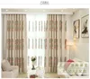 Rideau de fenêtre d'ombrage fini de Style campagnard américain pour salon chambre à coucher coton et lin brodés ruraux 220511