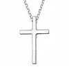 Collier pendentif croix brillant mode simple créatif cadeau exquis pendentif chaîne Hip Hop bijoux cool cadeau colliers de couple