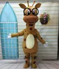 Maskottchen-Puppenkostüm, gelbe Giraffa, Giraffen-Maskottchen-Kostüm für Erwachsene, Cartoon-Charakter-Outfits, Anzug, Halloween, Weihnachten, ausgefallene Party-Bekleidung, Adve