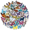 50PCS Butterfly Naklejki wodoodporne winylowe akcesoria do deskorolki do deskorolki Laptop Bagaż rowerowy motocykl telefoniczny